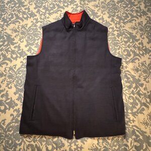 $695 PETER MILLAR Crown Crafted Men's Excursionist Flex Reversible Knit Vest (L)